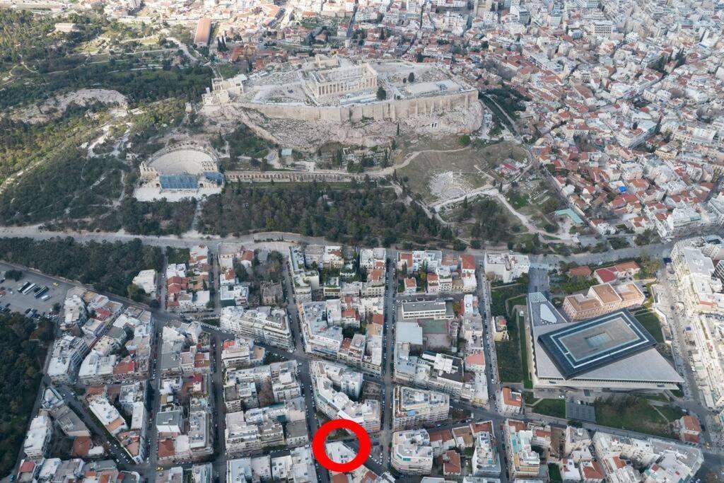 אתונה Boho Luxury 2 Bedroom Apartment, Acropolis Museum View מראה חיצוני תמונה